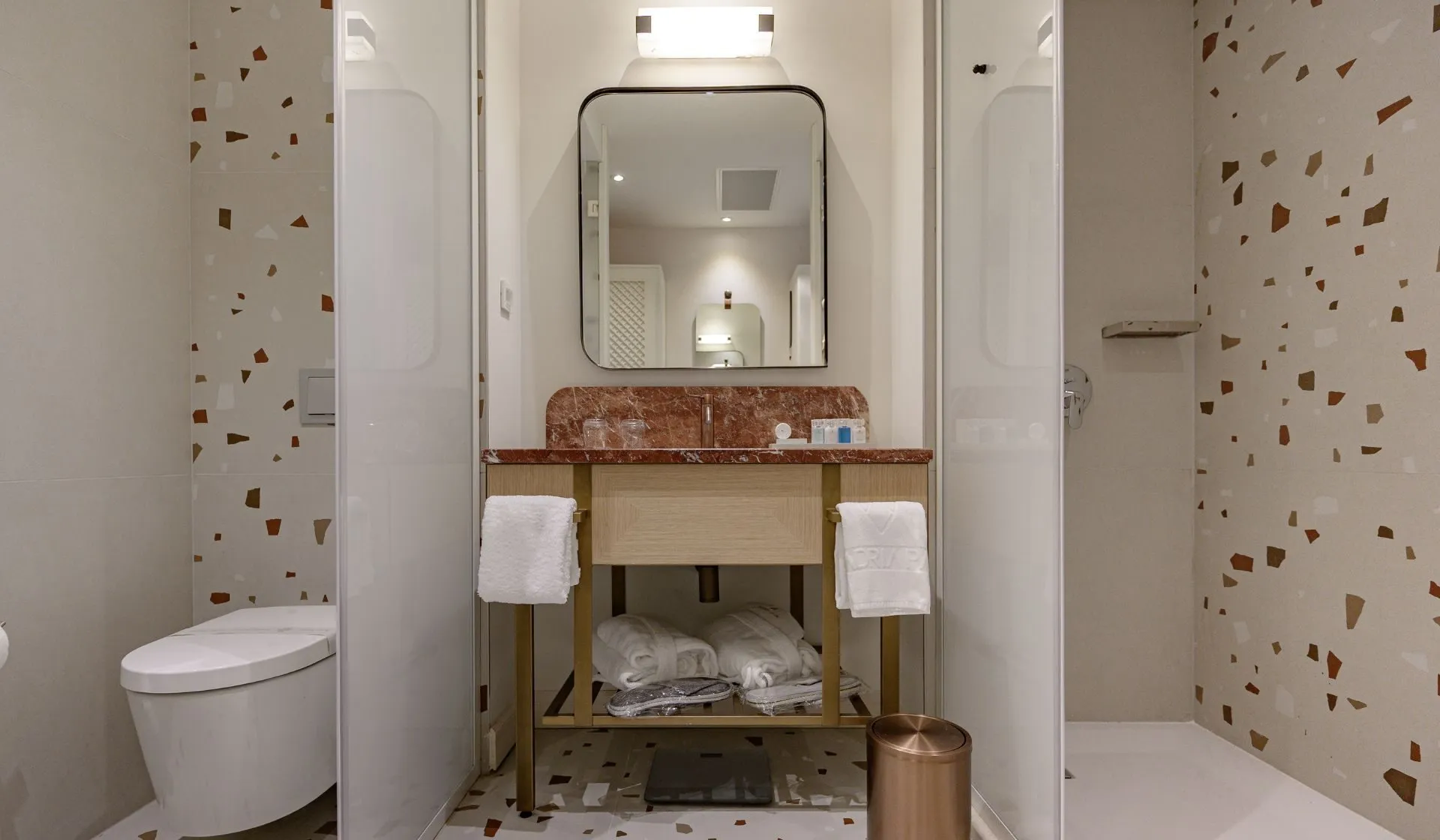 Suite City View Bathroom at Grand Hotel 4 Opatijska Cvijeta
